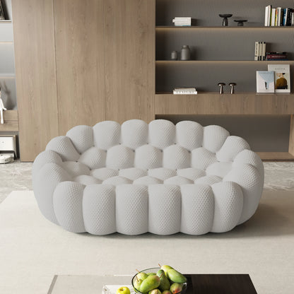 Modern Curved Boneless Sofa for Living Room