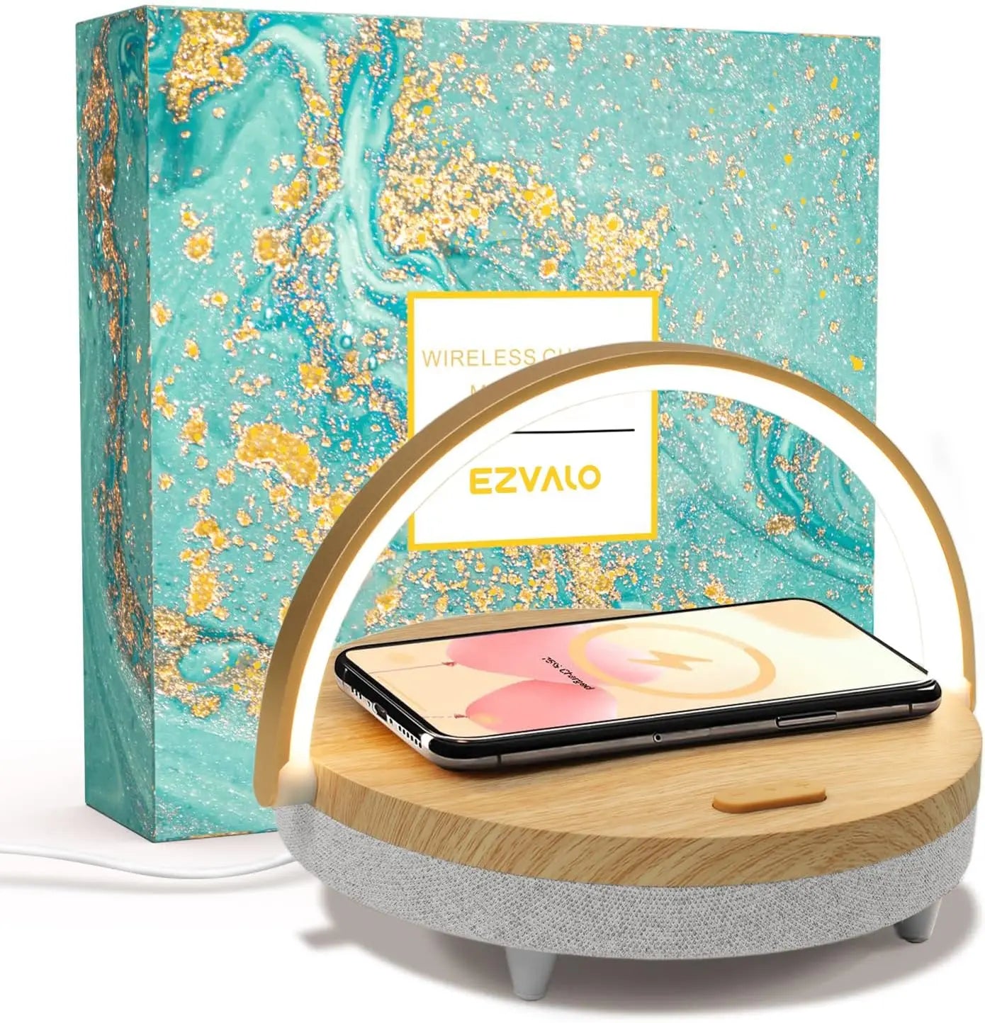 Music Table Lamp with Bluetooth Speaker for Home Décor