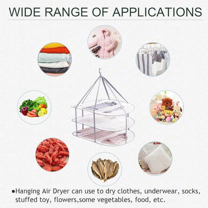 3Tier Folding Clothes Drying Rack
