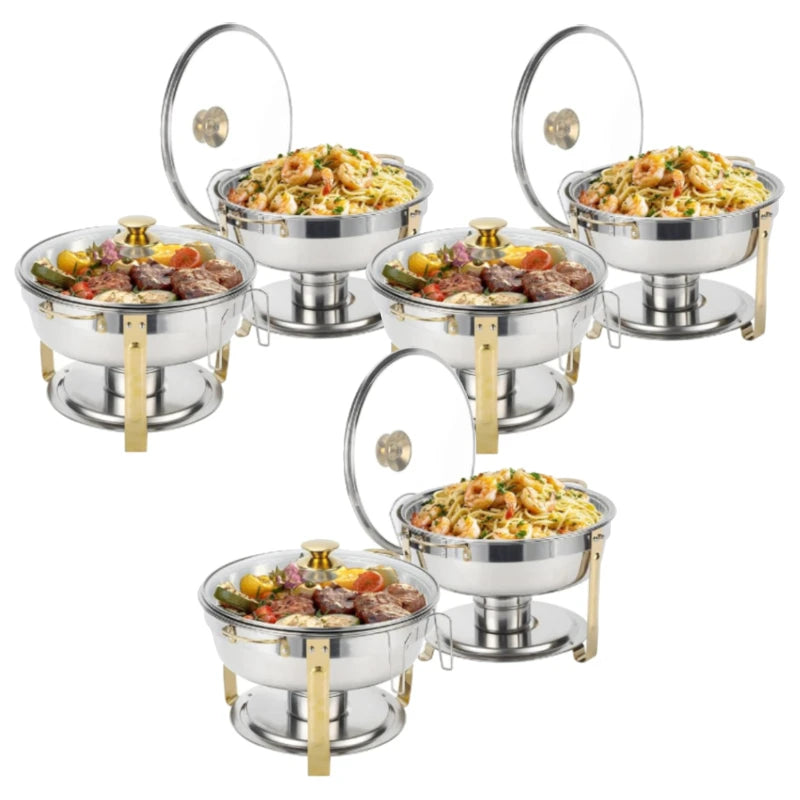 Stainless Steel Chafing Dish - 2/4 Pack