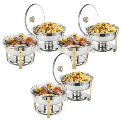 Stainless Steel Chafing Dish - 2/4 Pack