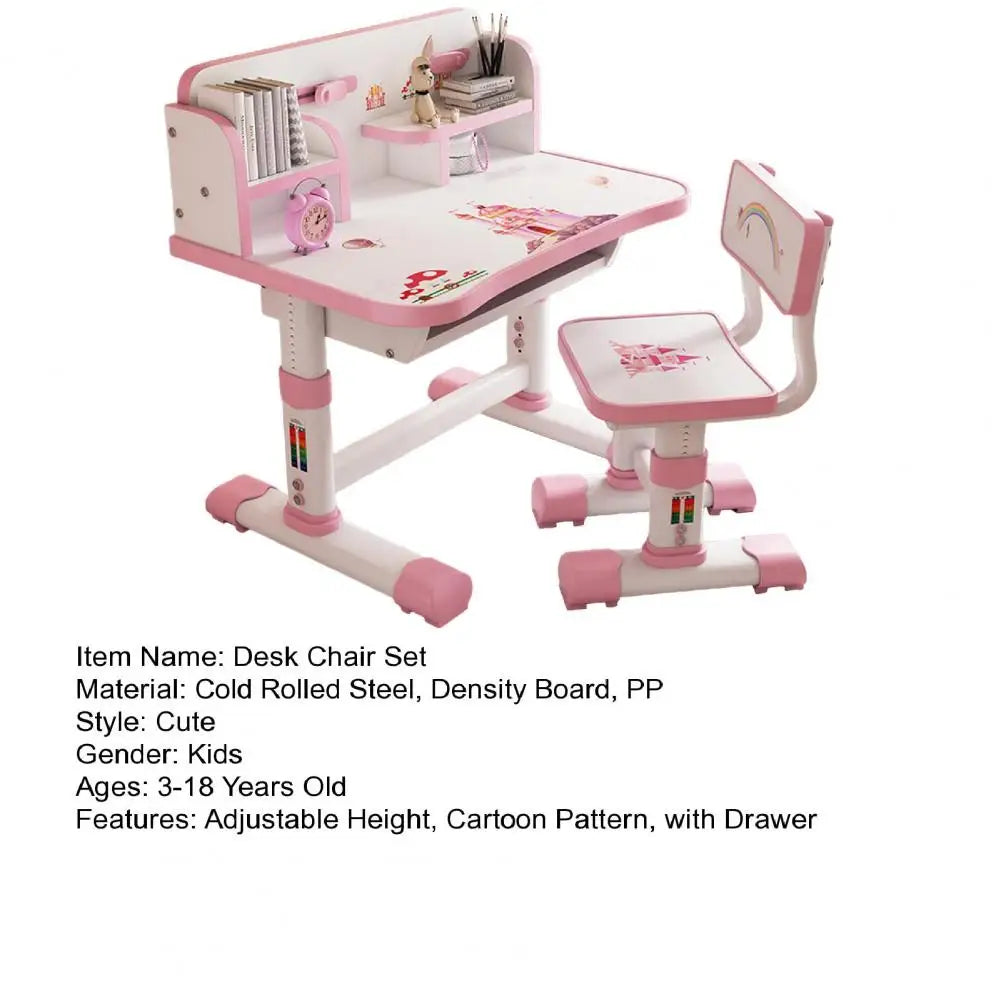 Children's Pink Study Desk