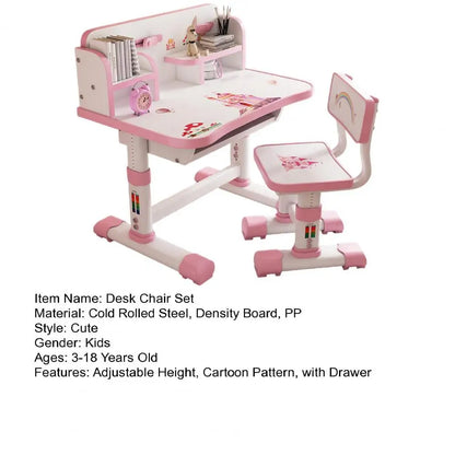 Children's Pink Study Desk