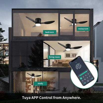 42 Inch Smart, Embedded Ceiling Fan