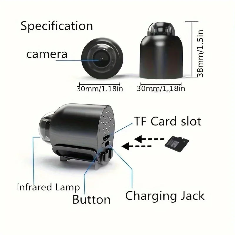 Wi-Fi Camera Baby Monitor with Motion Alerts & Audio