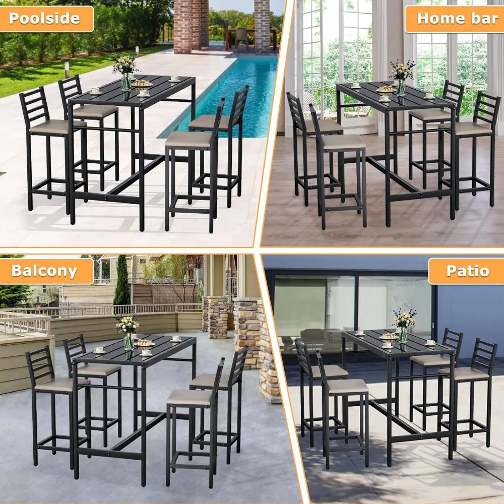 Outdoor Patio Set 5 Piece