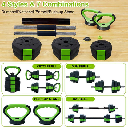 Adjustable Dumbbell Set 44LBS