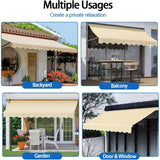 Outdoor Sunshade Canopy 78"×118"