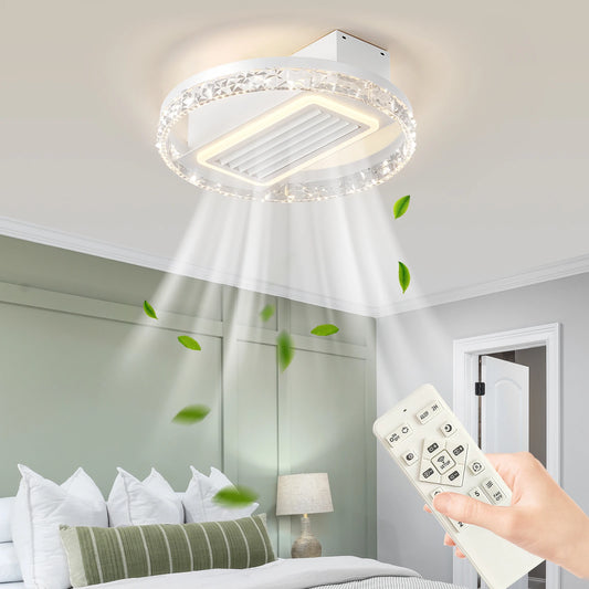 Crystal LED Ceiling Fan/Light